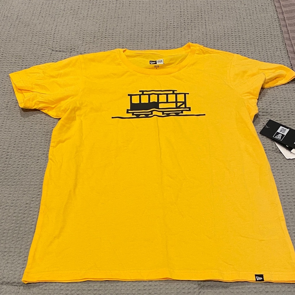 New Era Yellow Golden State Warriors T-Shirt